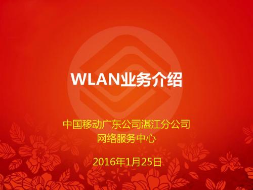 WLAN业务介绍