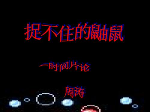 捉不住的鼬鼠