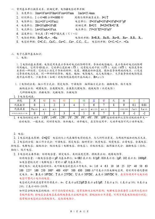 元器件基本知识