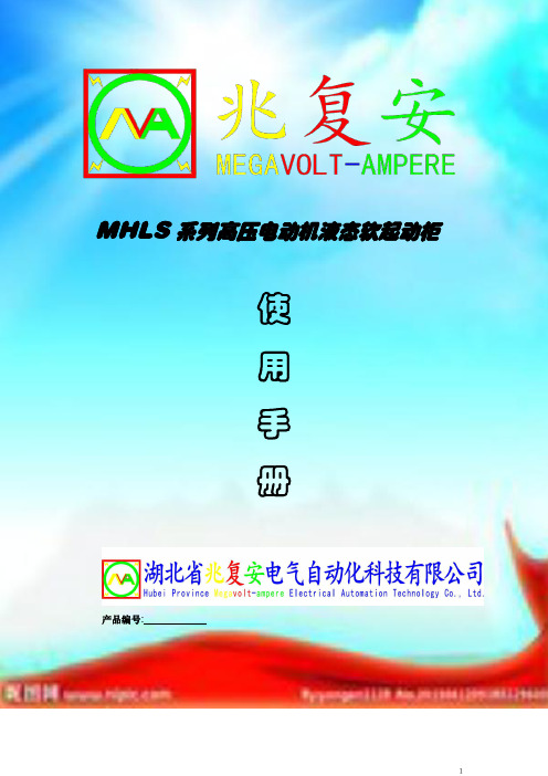 MHLS系列高压电动机液态软起动柜使用手册说明书