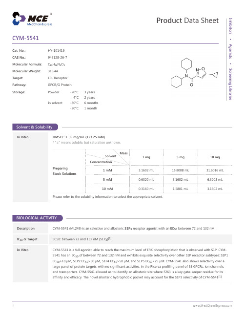 CYM-5541-DataSheet-MedChemExpress