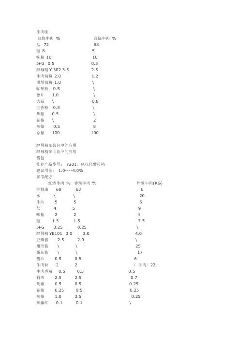 方便面调料包(红烧牛肉)