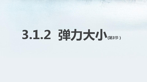 胡克定律+实验+课件+-2023-2024学年高一上学期物理人教版(2019)必修第一册