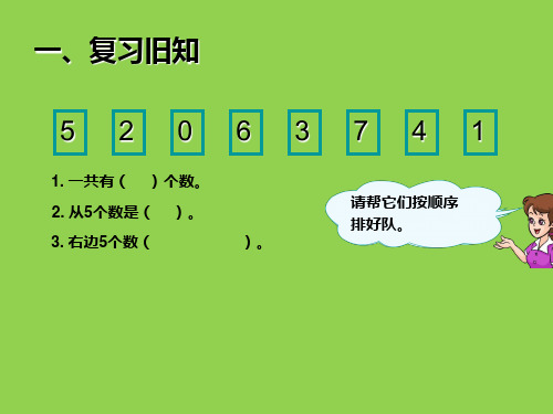 一年级上册数学课件-5 6～10的认识和加减法- ppt人教新课标-1 (共15页)