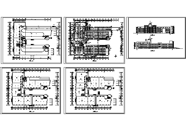 商业广场建筑结构施工全套方案设计图纸