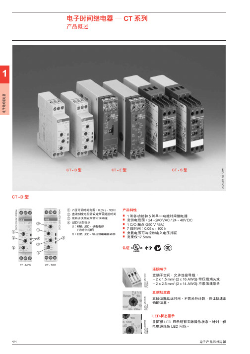 ABB电子时间继电器