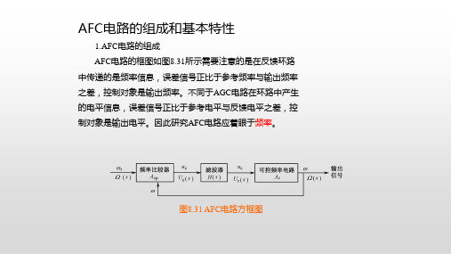 AFC电路的组成和基本特性