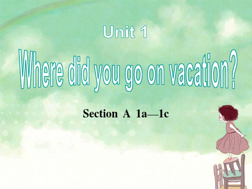 《Where did you go on vacation》PPT课件 (共26张PPT)