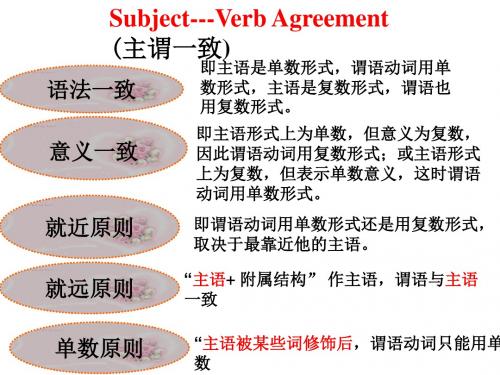 高中英语主谓一致(44张PPT)