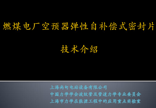 空预器弹性自补偿式柔性密封技术介绍ppt2014.7.6