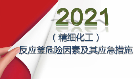 2021年(精细化工)反应釜主要危险因素和应急处置措施