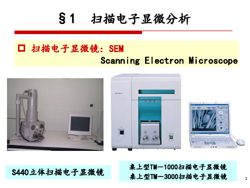 04-电子显微分析-SEM和EPMA(1-SEM)