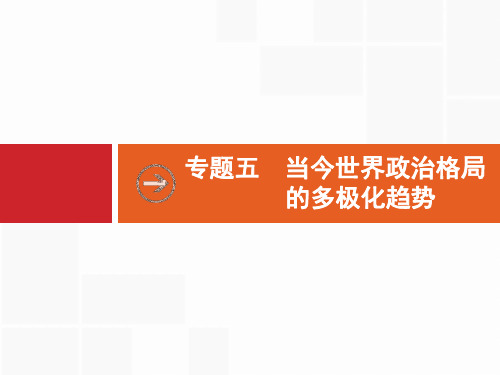 2020高考历史人民版一轮总复习课件：17 美苏争锋 