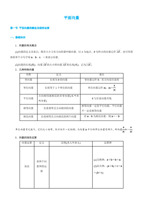 平面向量讲义