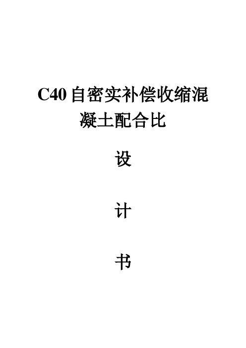 C40自密实