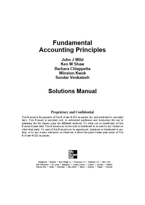 Principle of Accounting 1 Chap2