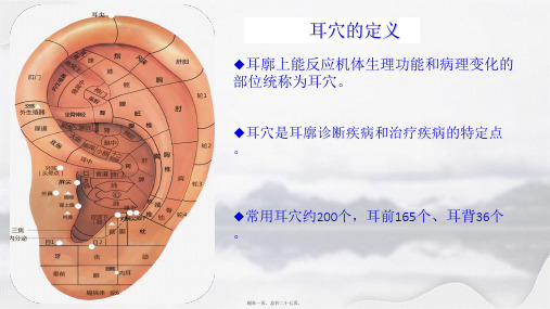 神奇的耳穴疗法穴位篇