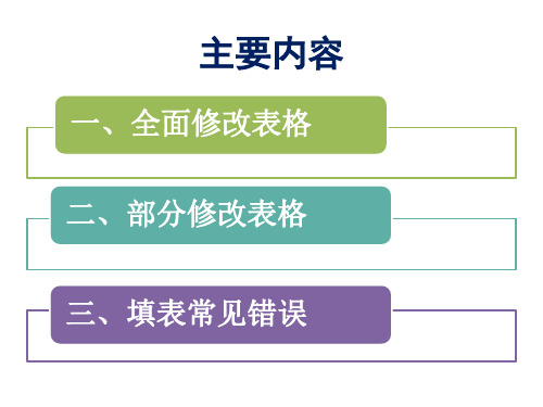 汇算清缴申报表填写注意事项