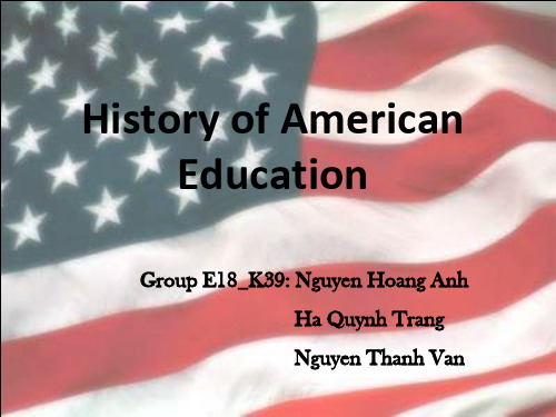 美国教育历史-History-of-American-Education