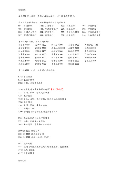 POS机小票代码详解(信用卡积分)