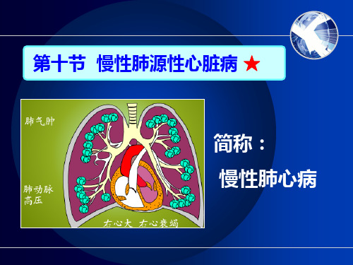 医学专题5慢性肺源性心脏病