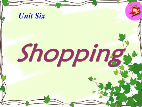 PEP教材四年级下册Unit 6 ShoppingPart 6-B