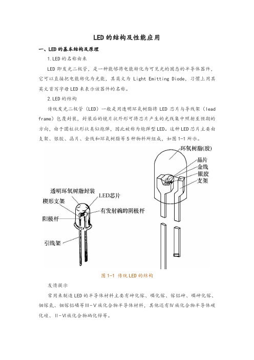 LED的结构及性能应用