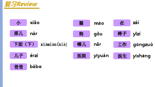 HSK1第10课我能坐在这吗