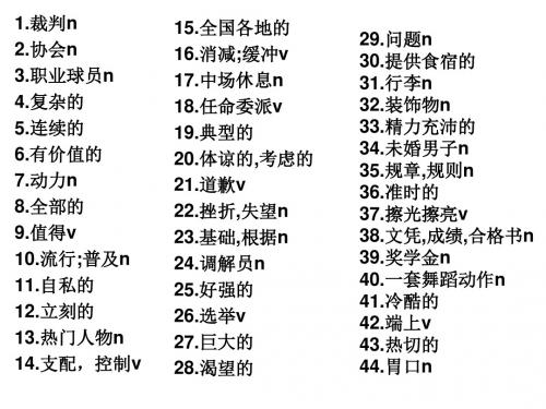 100个实用单词