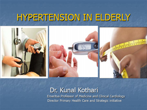 【高血压精品英文课件】老年性高血压 HYPERTENSION IN ELDERLY