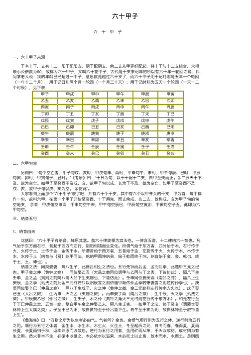 六十甲子——精选推荐