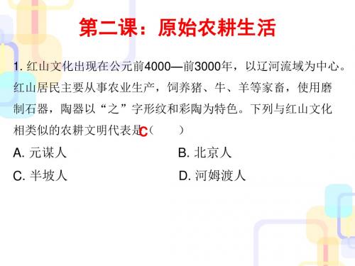 【初中历史】2017-2018学年七年级历史上册课件ppt(43份) 人教版27