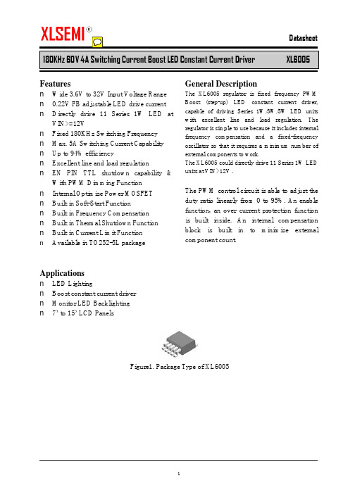 XL6005 datasheet