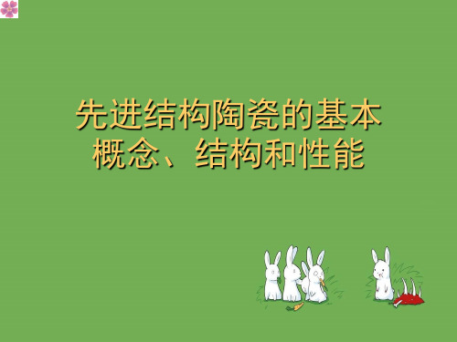 先进结构陶瓷的基本概念、结构和性能