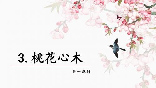 人教版六下_3.桃花心木 第1课时【优质课件】.pptx