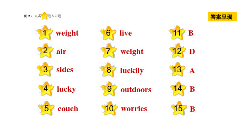 冀教版七年级下册英语Unit7Lesson40MoveYourBody习题课件