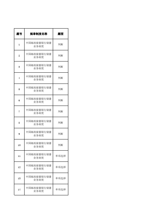 邮政金融资金安全知识学习与考核”专项活动考试题(专业知识—柜员)