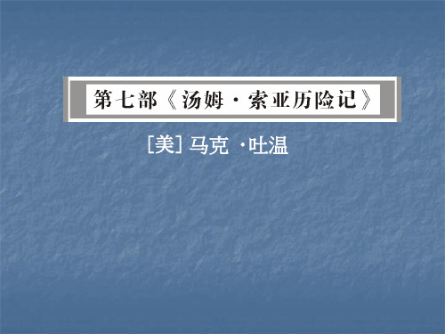 《汤姆·索亚历险记》阅读全解全练共172张PPT