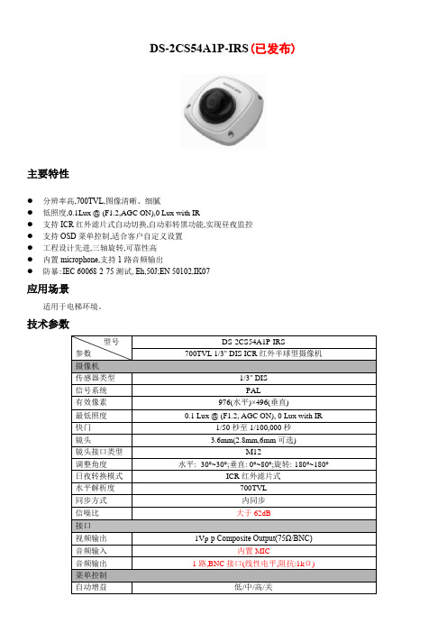 DS-2CS54A1P-IRS