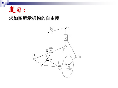 平面连杆机构-类型应用