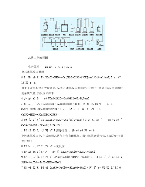 乙炔工艺流程图