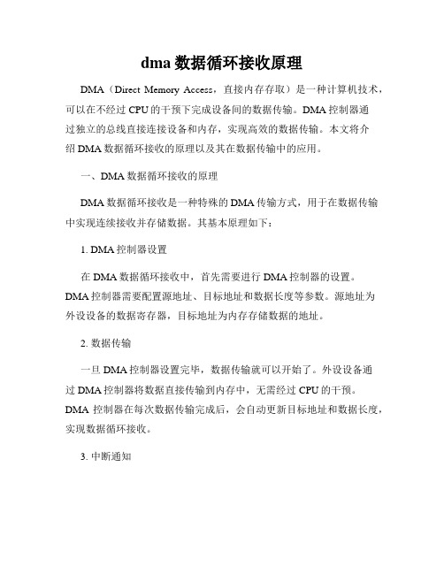 dma数据循环接收原理