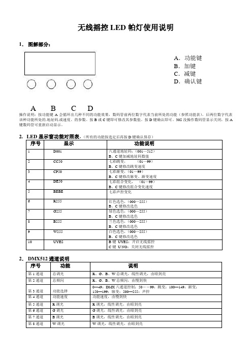 遥控帕灯