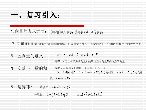 平面向量的直角坐标及其运算