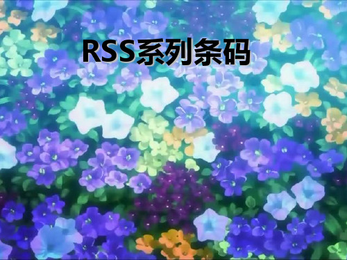 RSS系列条码(1)