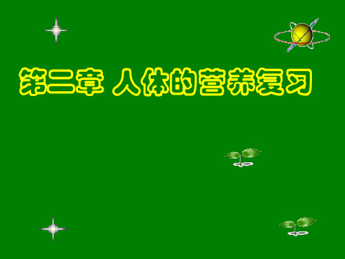 生物圈中的人复习课件