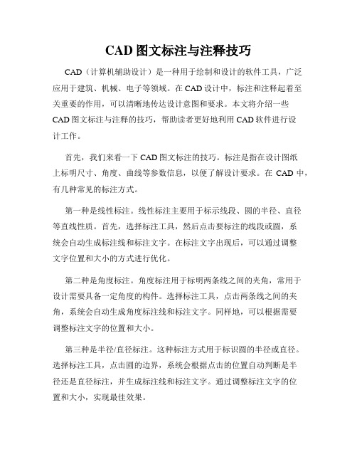 CAD图文标注与注释技巧