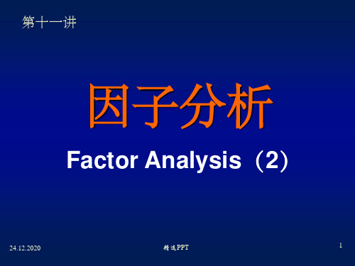 《因子分析》PPT课件 (2)