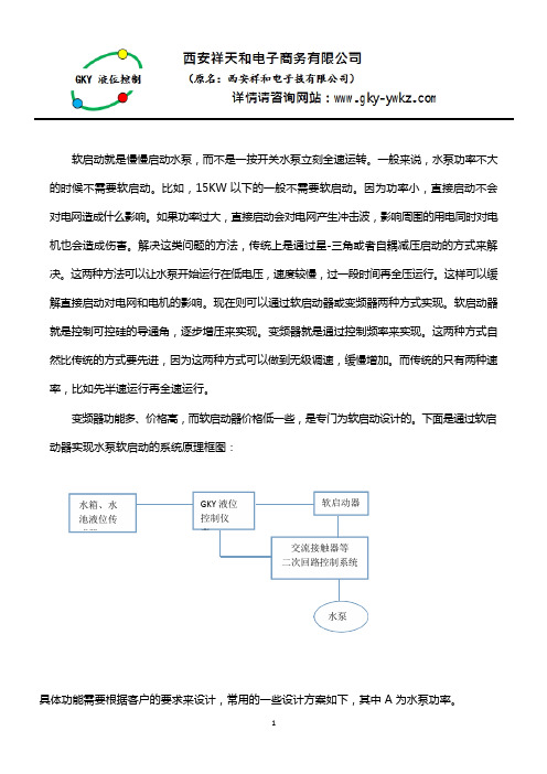 水泵软启动器