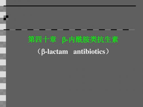 B-内酰胺类抗生素